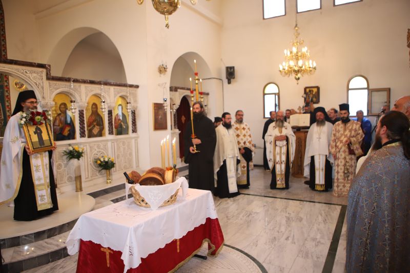 Υποδοχή Ιερού Λειψάνου Αγίου Εφραίμ Ν. Μάκρης στην Ιερά Μονή Μεταμορφώσεως του Σωτήρος Πρασινάδας Παρανεστίου. 